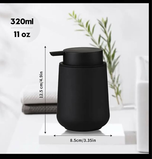 Conjunto de baño en negro