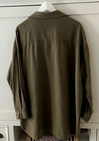 Sobrecamisa Zara verde militar