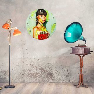 Reloj de Disco de Vinilo de Aitana