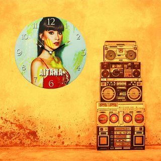 Reloj de Disco de Vinilo de Aitana