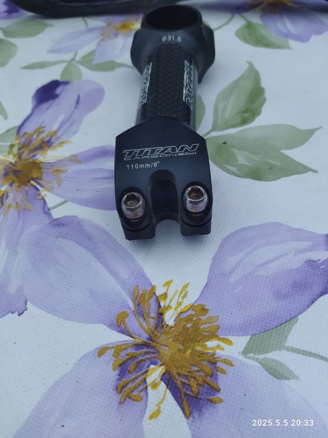 Potencia Titan Carbono 100mm