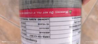 Botella PCP 4.5L Fibra Carbono