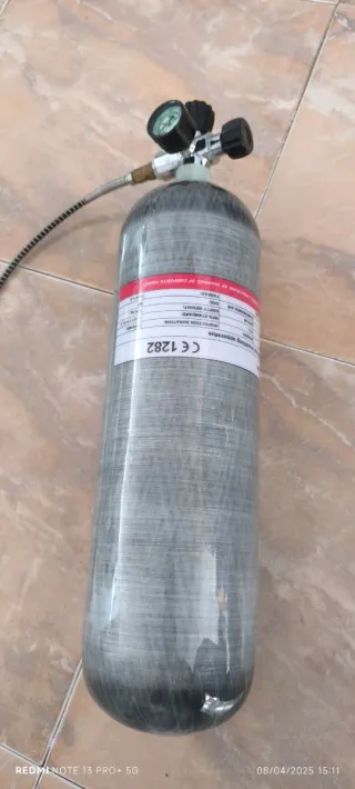 Botella PCP 4.5L Fibra Carbono