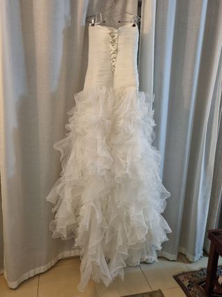 Vestido marfil novia