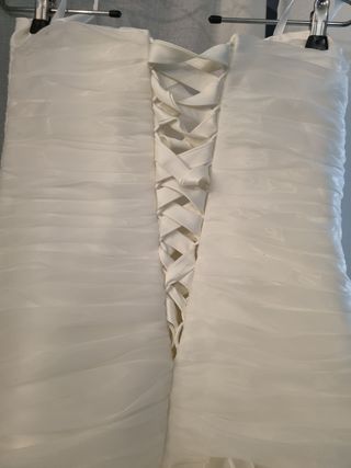 Vestido marfil novia