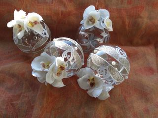 Addobbi natalizi, 4 palline per l'albero