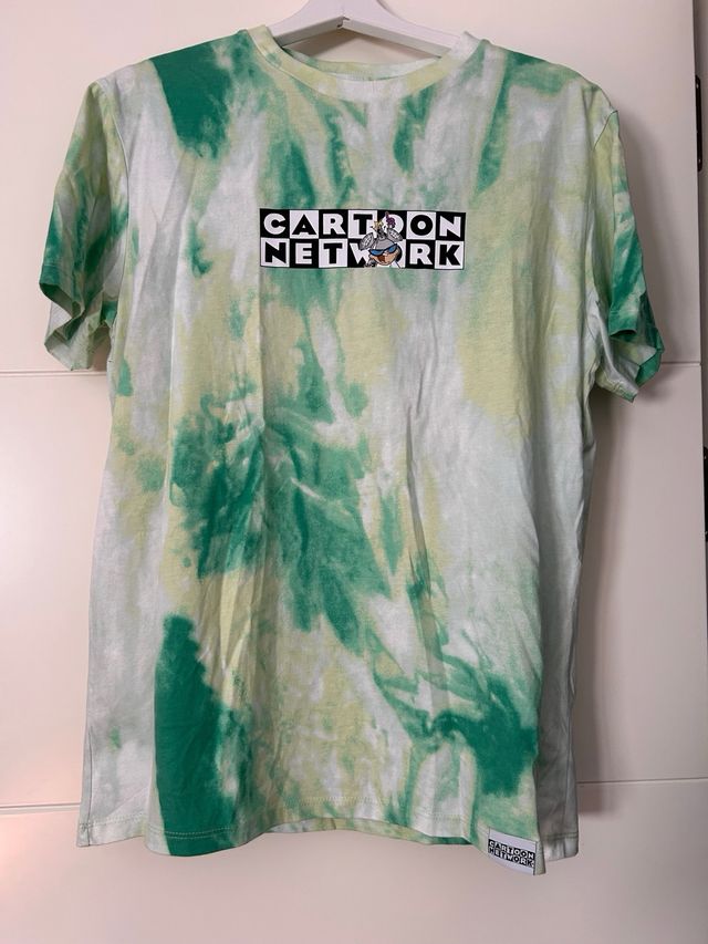 Camiseta verde bershka
