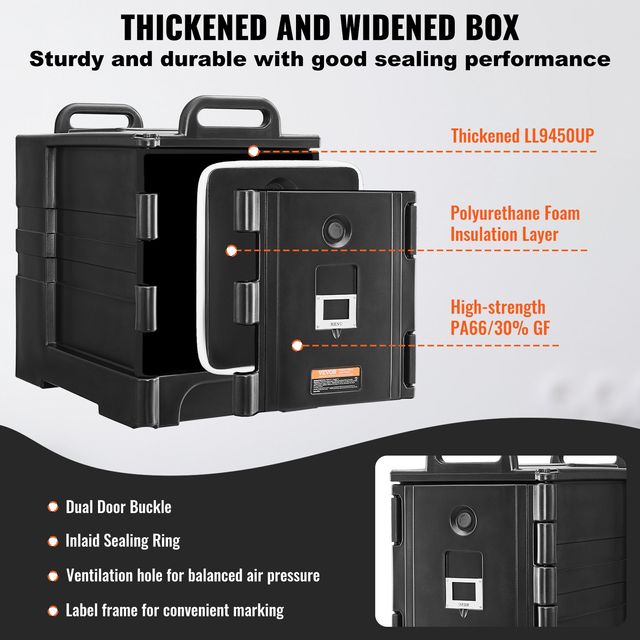 Contenitore per Alimenti Isolato 75L Scaldavivande