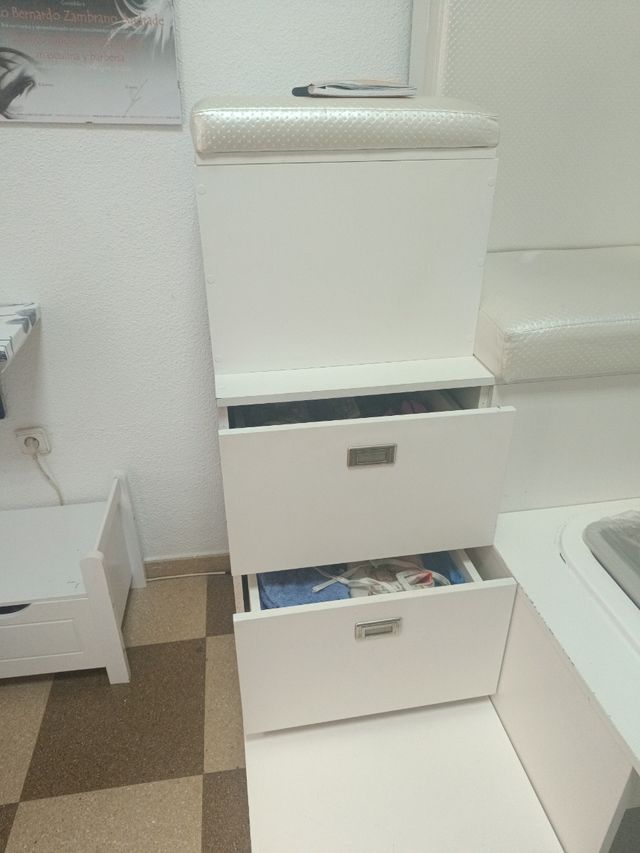 Mueble pedicura blanco