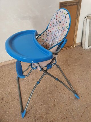 Silla trona bebé plegable