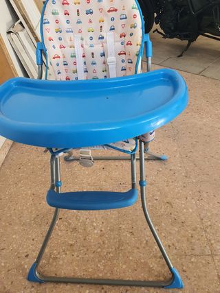 Silla trona bebé plegable