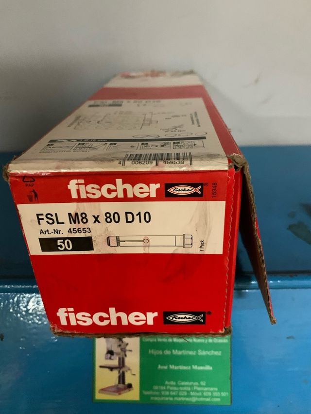 Anchaje metalico fischer