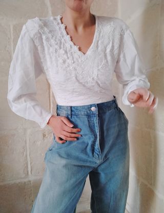 Maglietta pizzo 