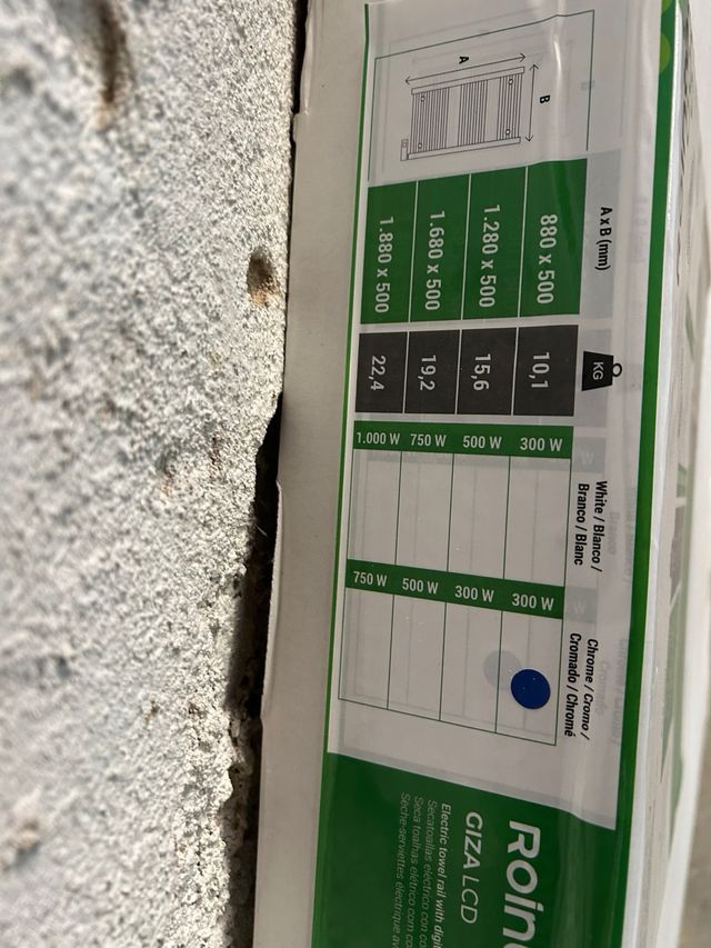 Toallero electrico 300w