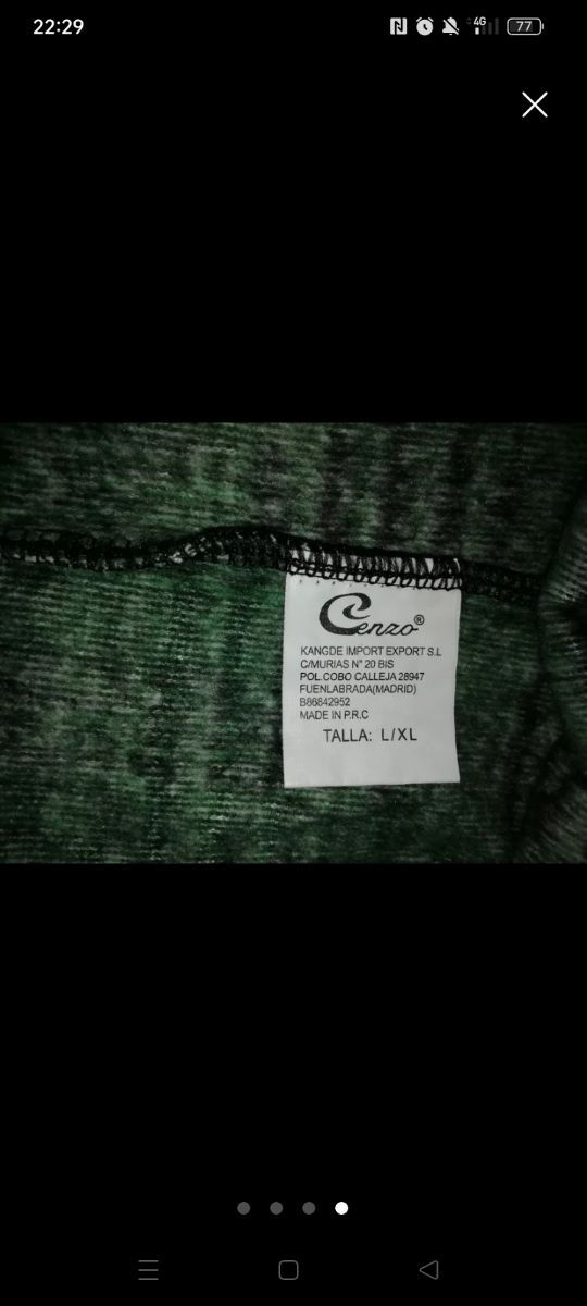 Pantalón cuadros mujer