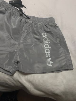 Bañador Adidas gris hombre