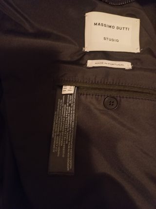 Cazadora Massimo Dutti Studio verde