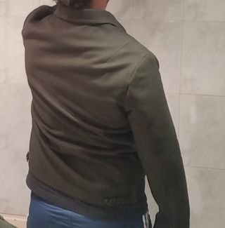 Cazadora Massimo Dutti Studio verde