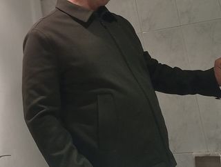 Cazadora Massimo Dutti Studio verde