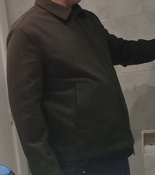 Cazadora Massimo Dutti Studio verde