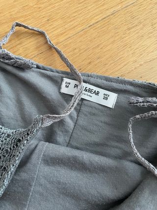 Peto gris - mono corto