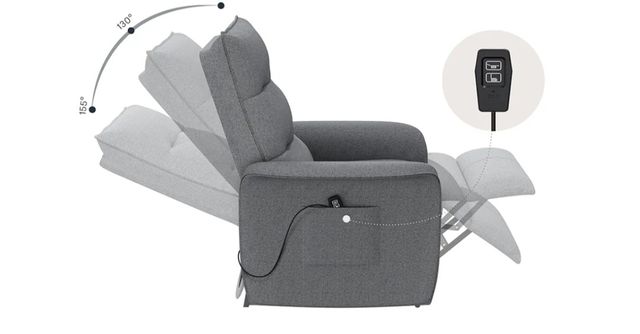 Sillón Relax Eléctrico - Gris