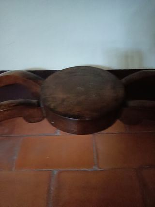 Antigua cómoda tocador isabelino caoba