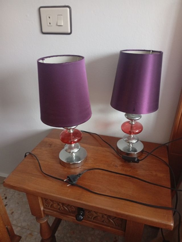 Lámparas de mesita.