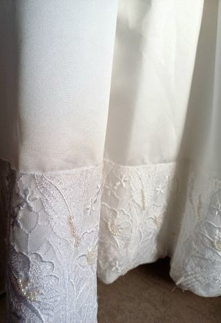 Abito bianco damigella nozze