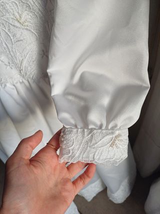 Abito bianco damigella nozze