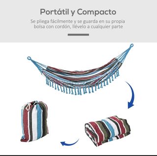 Hamaca doble portátil