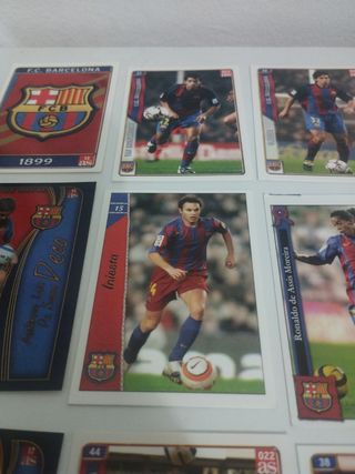 Cromos FC Barcelona 2004