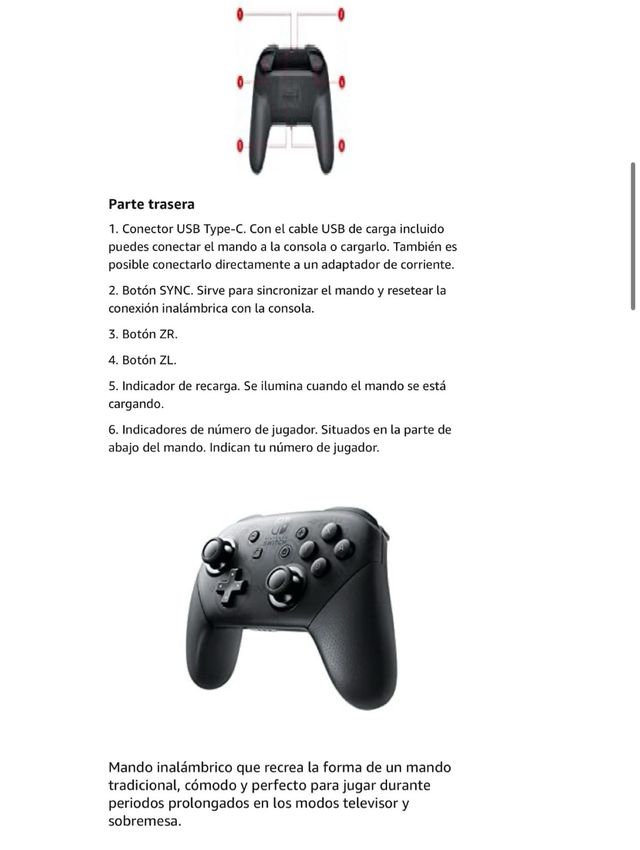 Control nintendo switch Pro