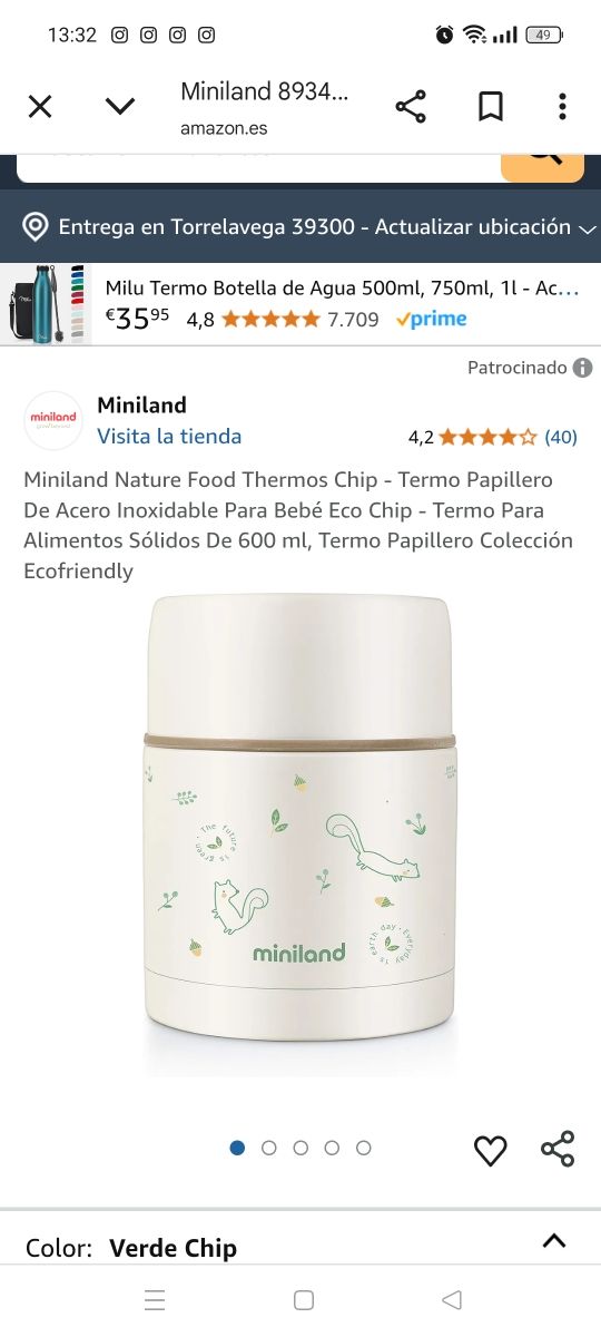 Termo marca Miniland