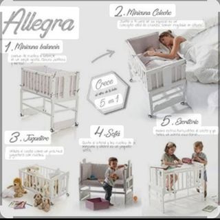 Minicuna Colecho Allegra 5 en 1