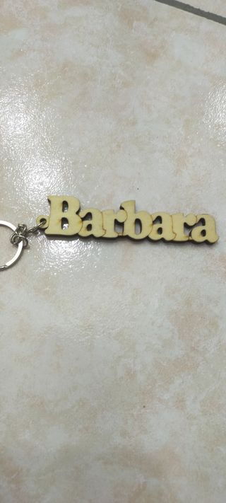 Portachiavi con nome Barbara