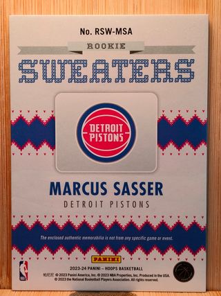 Croma Marcus Sasser NBA Hoops Rookie