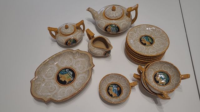 Servizio da tè Ceramiche Mengaroli Pesaro