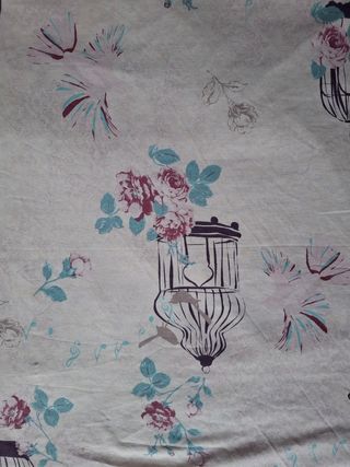 Funda nórdica 90/110cm - Beige/Roja