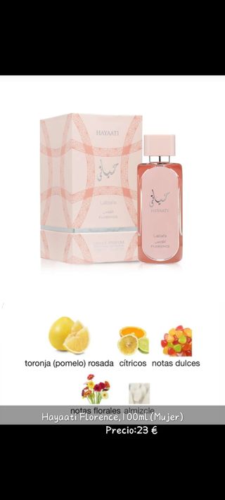 Perfume Hayaati Florence ,100ml (Mujer)(ORIGINAL)