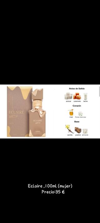 Perfume Eclaire 100ml (Mujer)
(ORIGINAL)