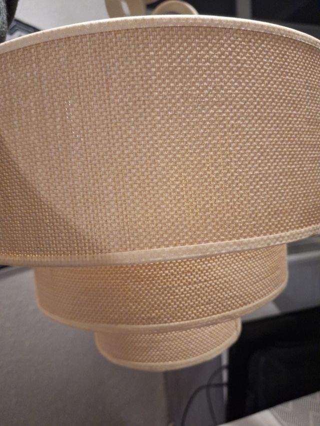 Lámpara techo beige