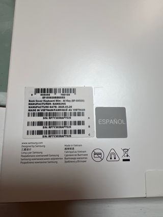 Teclado Samsung Book Cover Slim - S10/S9 Ultra