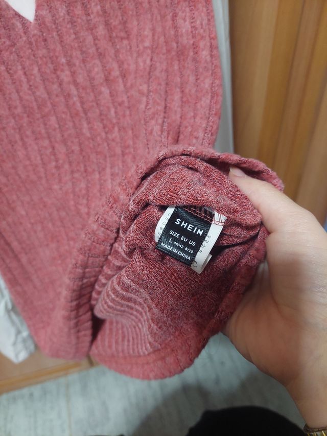 Blusa rosa y blanca - 2 en 1