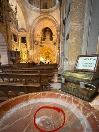 Cruz Caravaca Plata 925 Bendecidas en la Basílica.