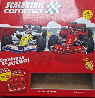 Scalextric Compact 1:43 - 1 coche Ferrari F1