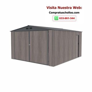 Garaje Metálico Exterior Efecto Madera 1596 m