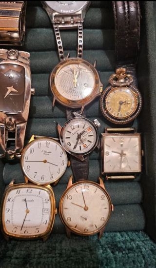 Lote 8 relojes Casio, Seiko, Radiant