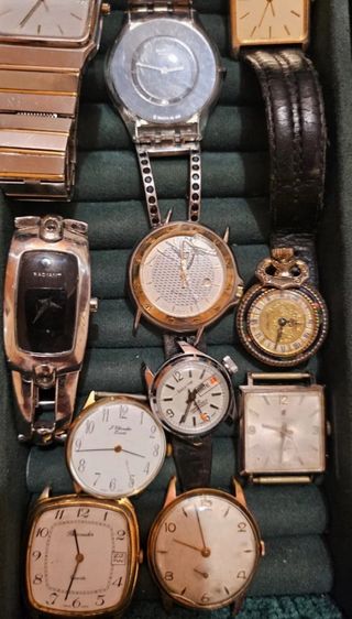 Lote 8 relojes Casio, Seiko, Radiant