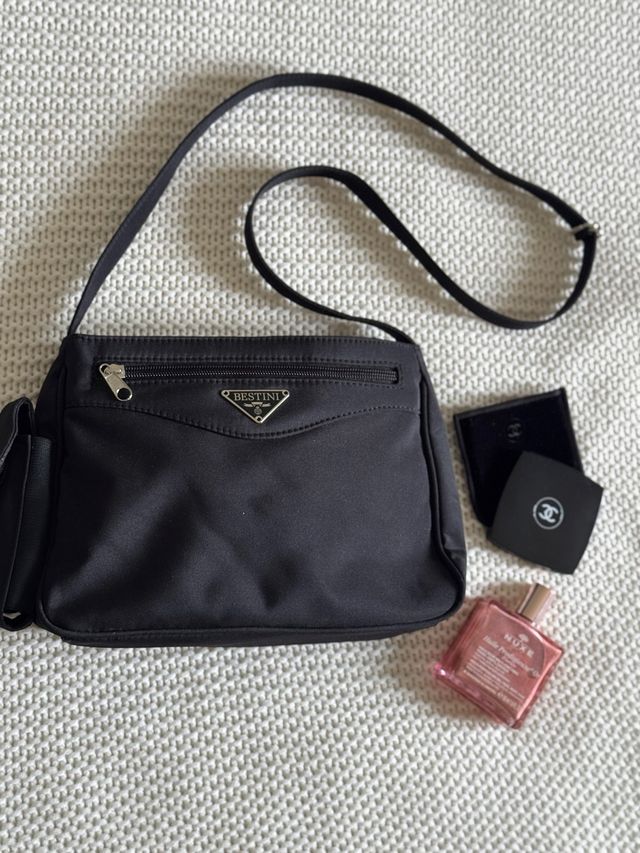 Borsa a tracolla come Prad in Nylon Look